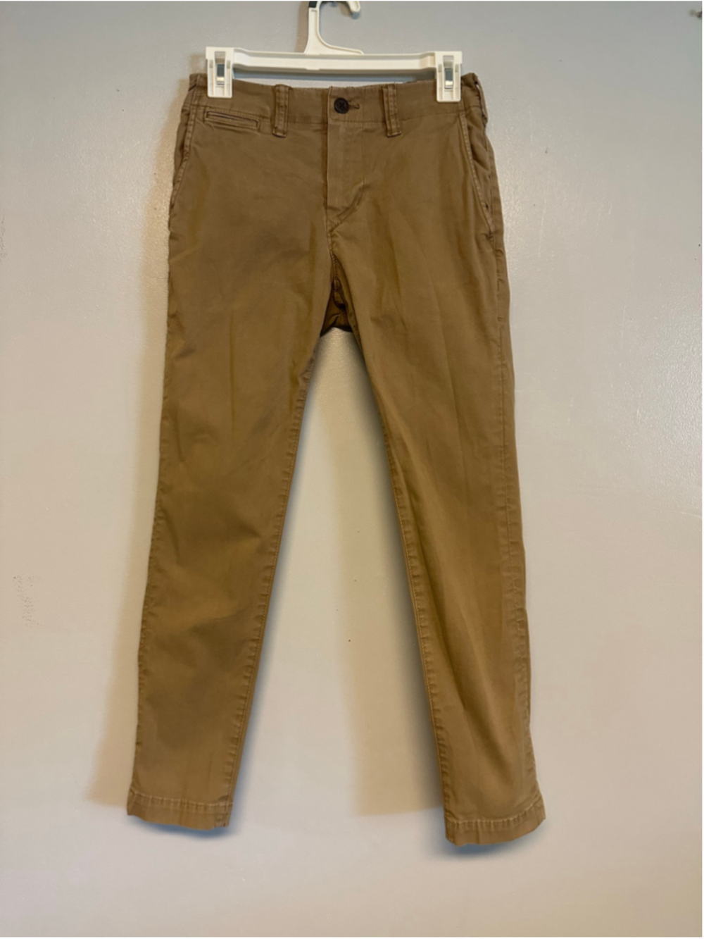 American Eagle Flex Chino Pants, Beige, Mens Size 26x28
